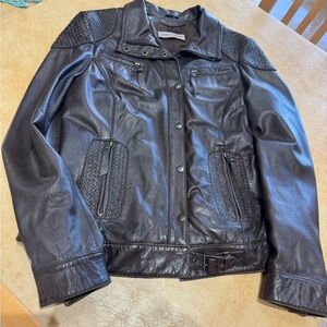 PRICE DROP: Butter-soft Dark Brown VERY FITTED XL LAMBSKIN LEATHER by LuLu Bravo